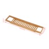 Bamboo Bathtub Tray Simple Durable Bathtub Rack Book Wine Holder