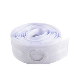 INCREWAY Vorhangband, 10 Meter/10,9 Yards Drapery Curtain Heading Grommet Tape for Perforated Curtains Header DIY Dekoration, Weiß