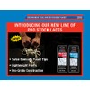 A&R Sports PSW96X Pro-Stock Laces White 96", Waxed