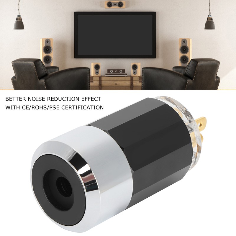 Monosaudio Pure Copper 24K Gold Plated Power Plug HIFI Audio