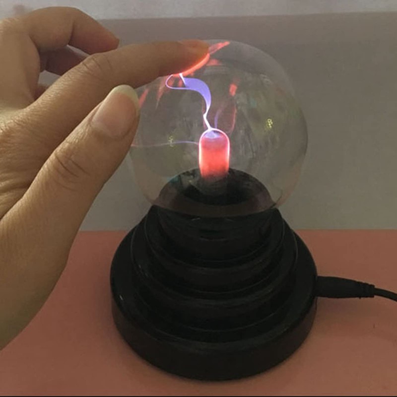 3 Inch Magic Plasma Ball, Electrostatic Ball Mini Light Portable