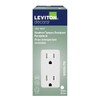 Leviton 15 amps 125 V Duplex White Weather Resistant Outlet
