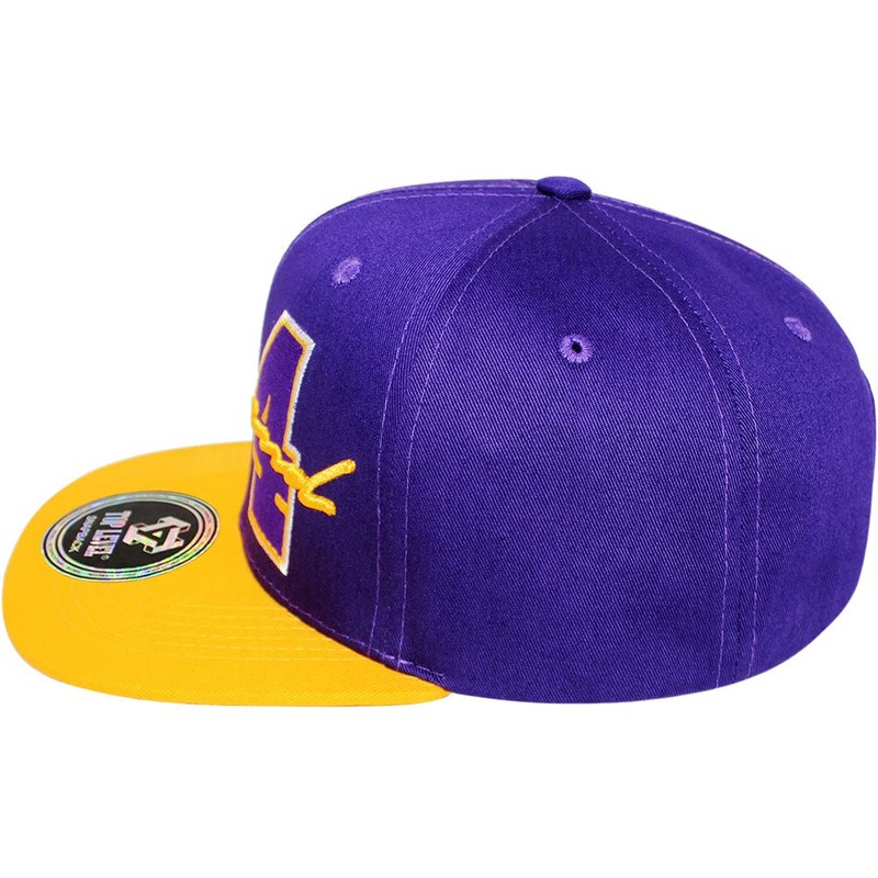 4350 DISTRICT Men's Adjustable Cotton Snapback Cap 10 (N21LEG11 PURGLD)