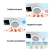 Hot Cold Face Massager Handheld Facial Vibration Massager Red Blue