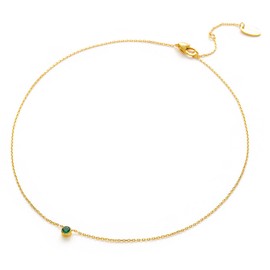 C.Paravano Necklaces for Women | Jewelry | Necklace | Gold Necklace for Women | Jewelry for Women | Chain Necklace | Pendant Necklace for Women | Necklaces for Women | Crystal Necklace Green