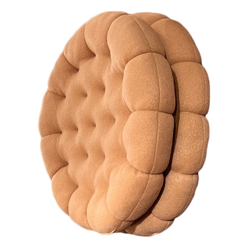 Cookie Cushion Cute Soft Breathable PP Cotton Filling Seating Cushion