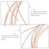 ABOOFAN 2pcs Copper Wire for Crafting Beading DIY Projects Flexible