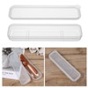 Utensil Holder for Lunch Box, 2 Pcs Clear Utensil Case