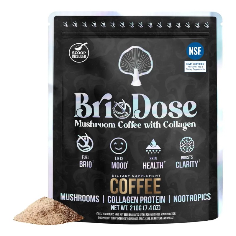 Briodose Café Adaptogénico Con Colágeno 30 Porciones