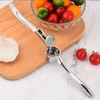 Professional Premium Kitchen Stainless Steel Garlic Press No Peeling Required,for