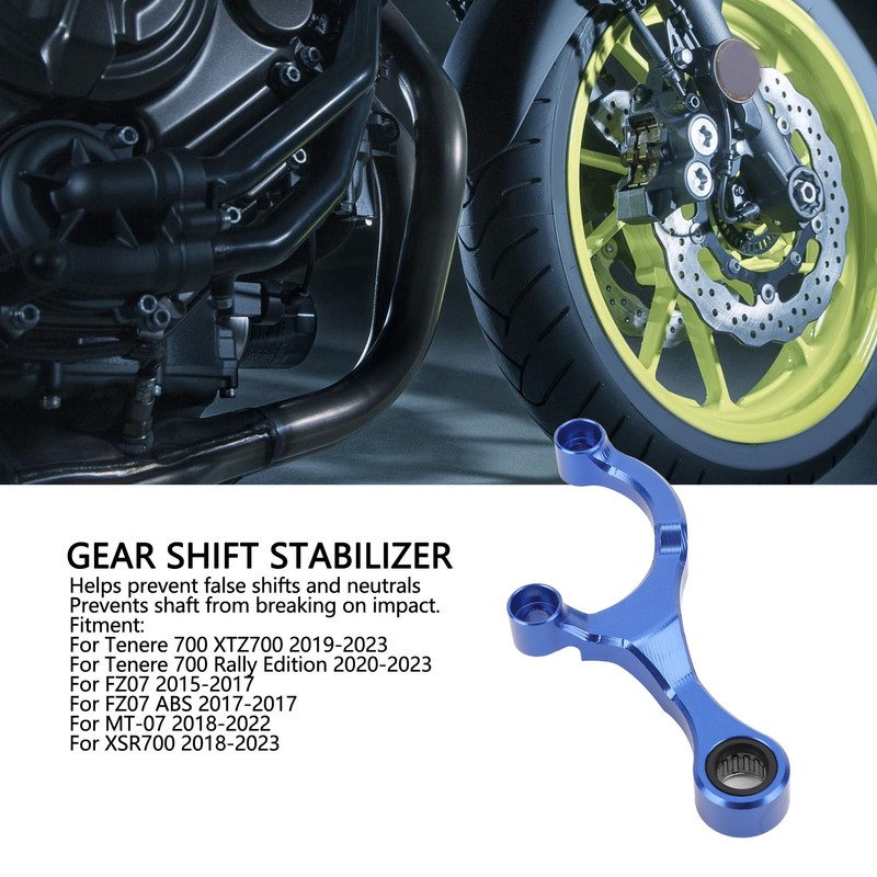 Gear Shift Stabilizer Accurate Aluminium Alloy Motorcycle Shift Support for