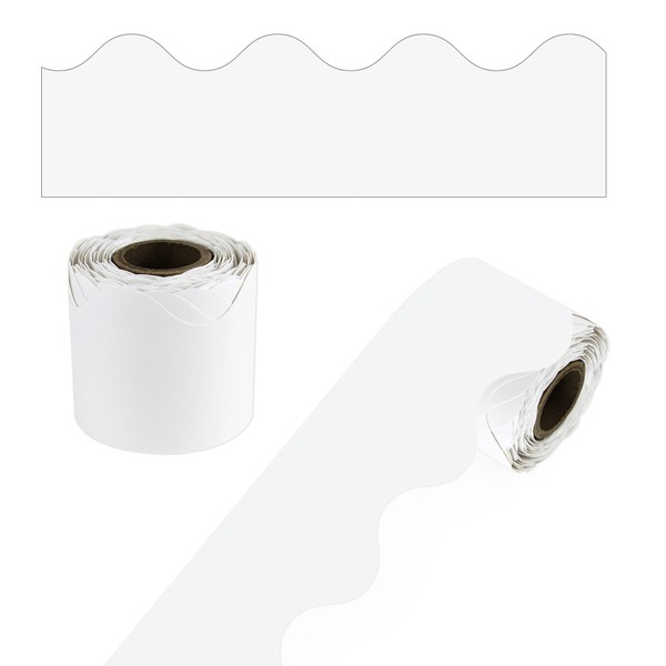 Carson Dellosa Education Carson Dellosa 36 Ft Scalloped White Bulletin