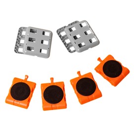 UPP Gooloo Furniture Glider System Set of 4 Trolleys Including Carpet Glider / Furniture Transport Glider / Furniture Lifter / Mover Glider / Load Lifter / Furniture Roller