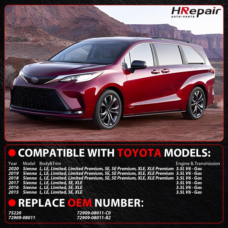 HRepair 3rd Row Seat Handle fits for 2011-2020 Toyota Sienna