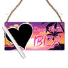 Days Until Ibiza Holiday Countdown Chalkboard Plaque – Vibrant Sunset