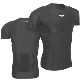 Victory Martial Arts Men's Padded Compression Shirt (2X-Large)