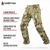 Kryptek Men’s Stalker Pant, Stealthy Camo Hunting Pant with Reinforced