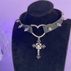 MISTYLE2021 Mine-based Accessory Neck Choker Heart Cross Studded Subcal Mine