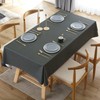 Newthinking PVC Table Cloth Wipe Clean Tablecloth Plastic Waterproof Table