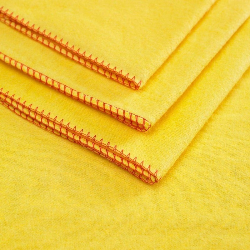 Luxury Quality Large Strong Yellow Dusters Household Cleaning Polishing Dusting