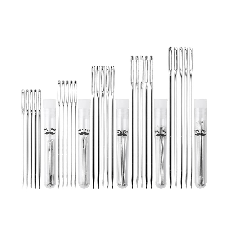 Mr. Pen- Large Eye Needles for Hand Sewing, 50 pcs,