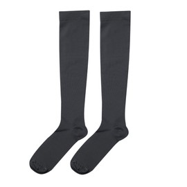 Bestjybt Compression Socks for Women & Men Circulation 15-20 mmHg Support Socks for Athletic Running Cycling (US, Alpha, XX-Large, 3X-Large, Regular, Regular, Grey)