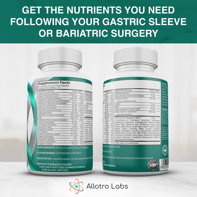 Universal Body Labs Bariatric Liquid Force Vitamin - 2 Pack