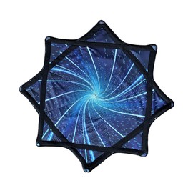 Eigell Flow Star, Rotating Flow Toy, Lightweight Portable Dance Accessory, 24.41” Diameter, Style D