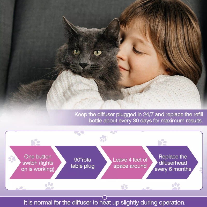 TTLXRL 6 Pack Cat Calming Diffuser Refill Set with Pheromones