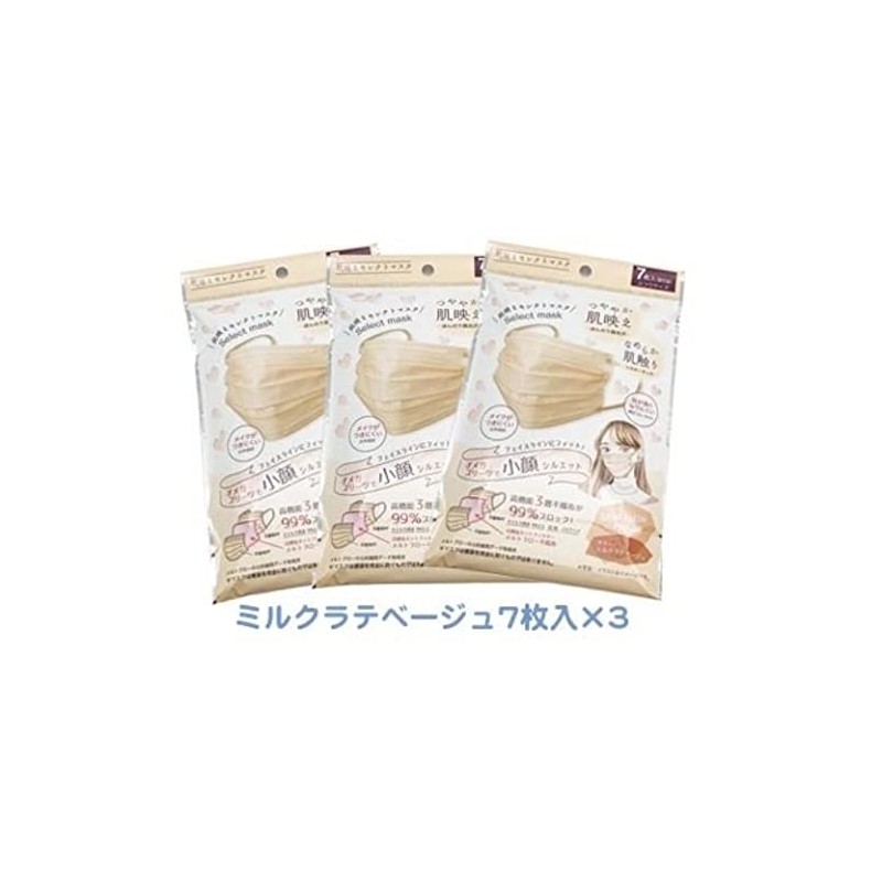Hadariki Skin Care Mask, 7 Masks, 3 Packs (3 Milkrate