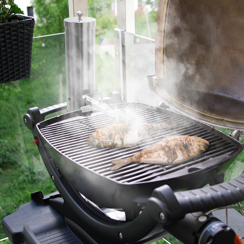 Cold Smoke Generator with Lid & Air Pump, Portable Electric