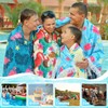 Peryiter 20 Pcs Large Flamingos Turkish Beach Towel 27.6"x55" Microfiber