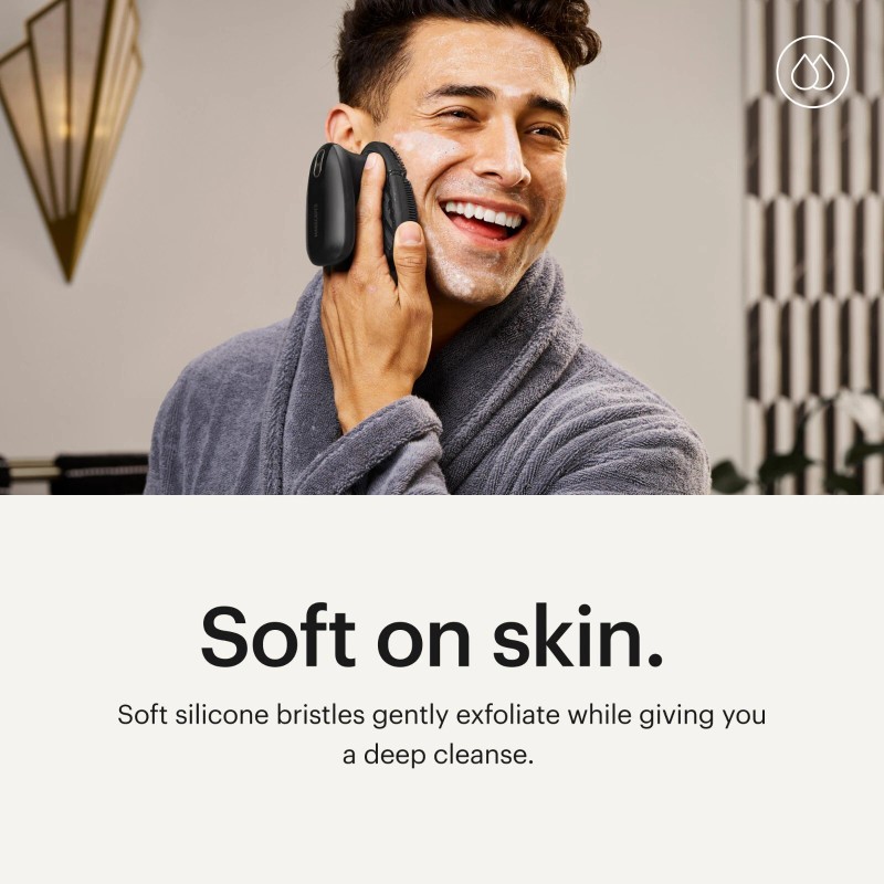 MANSCAPED® The Face Buffer PRO - Men's Electric Silicone Face