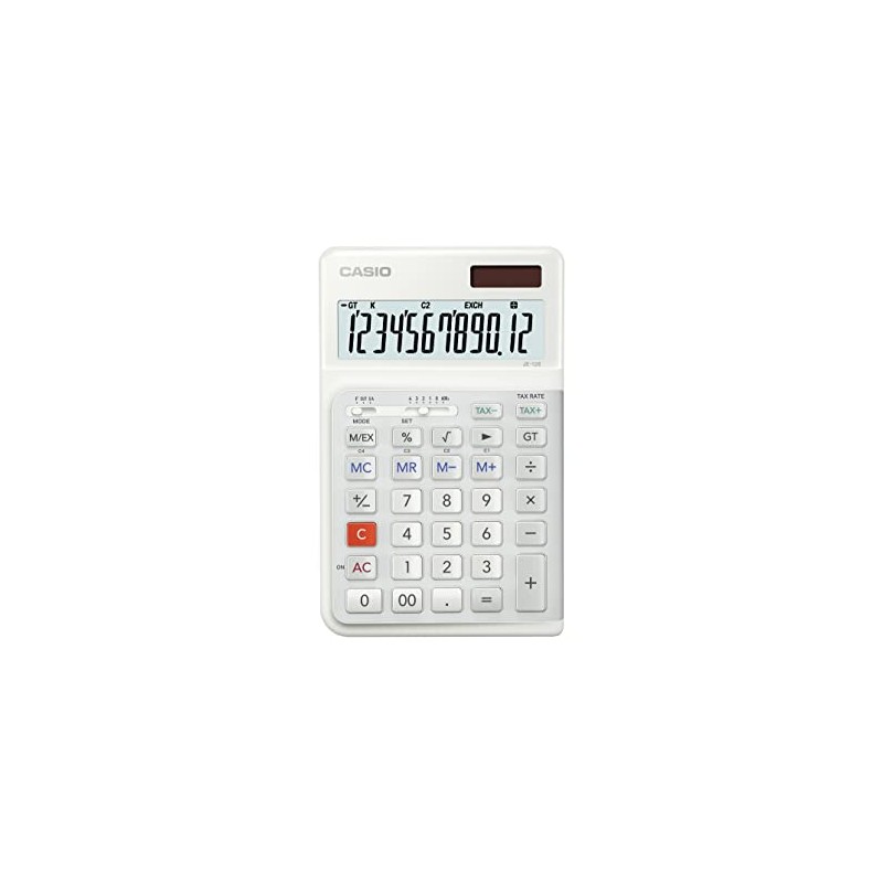 Casio JE-12E 12-Digit Ergonomic Business Calculator