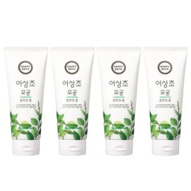 해피바스 Happy Bath Mugwort Pore Cleansing Foam 200g 4 Pieces
