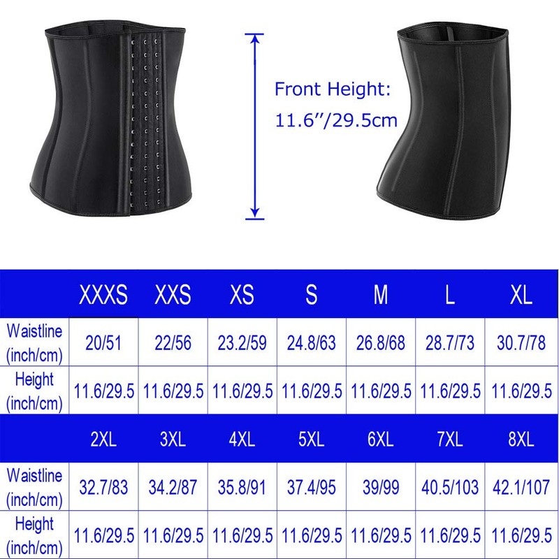 ECOWALSON Waist Trainer for Women Corset Cincher Body Shaper Girdle