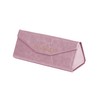 ELVENZA Glasses Case Foldable Sunglasses Case with Cleaning Cloth, Glasses