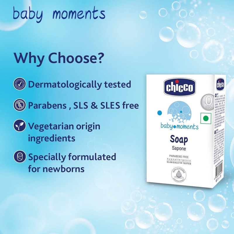 Chicco Baby Moments Soap, 75g
