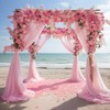 Wokceer Wedding Arch Draping Fabric 28.7" x 20FT Blush Pink