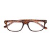 Retro Square Bifocal Reading Glasses in Brown Tortoise by Readers.com