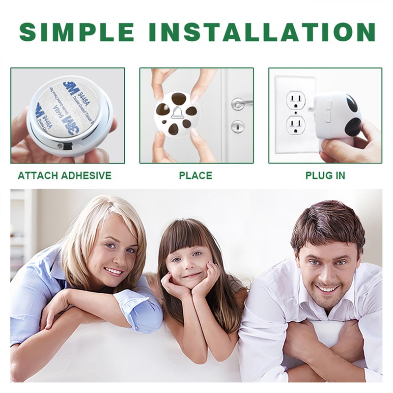 HTZSAFE Wireless Doorbell, Loud Enough 5 Volume Levels, 35 Chimes,