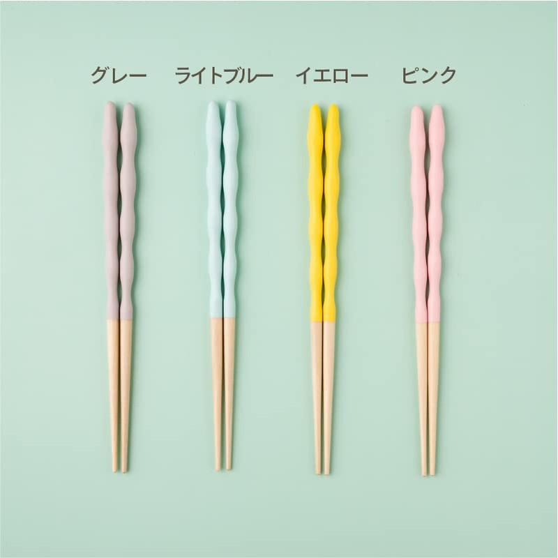 Kumokumo Chopsticks G-64691 Children, Dishwasher Safe, Natural Wood, 7.1 inches