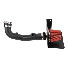 KAX 3.25 inch Cold Air Intake System Kit & Heat Shield Replacement for Chevy Silverado 1500 2009-2013, GMC Sierra 1500 2009-2013, High Performance, RED