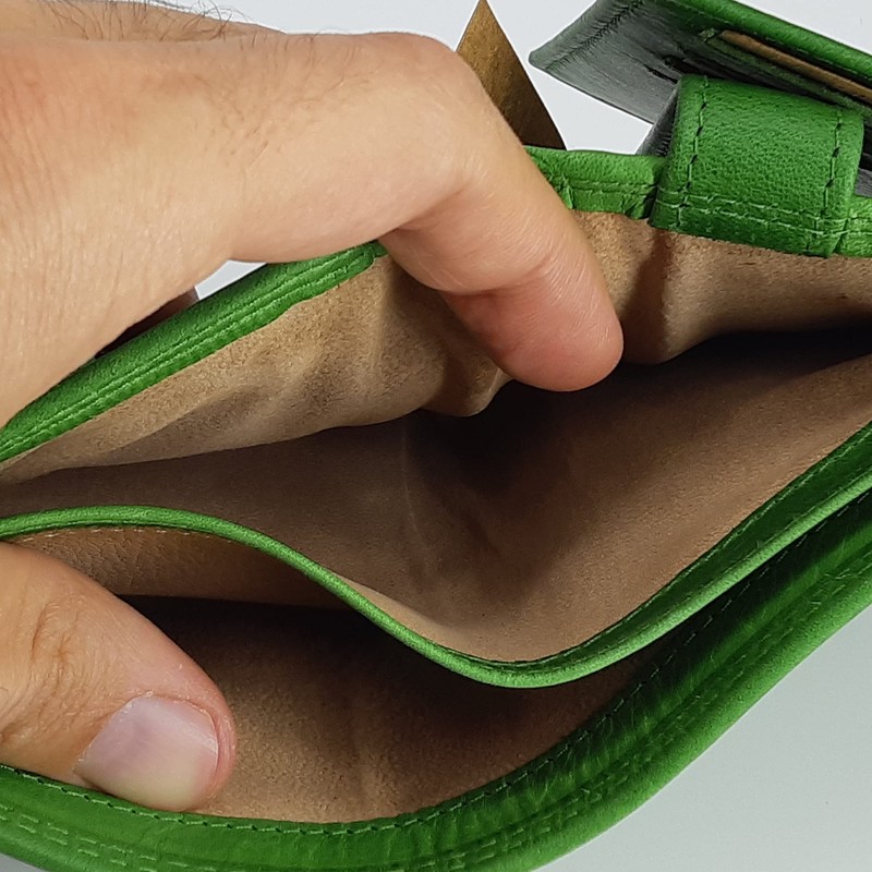 Leather Wallet for Women with RFID Protection Coin Compartment Purse