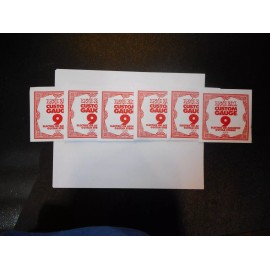 Ernie Ball 6 pack  Ernie Ball 9ga .009" plain steel string for electric or acoustic guitar