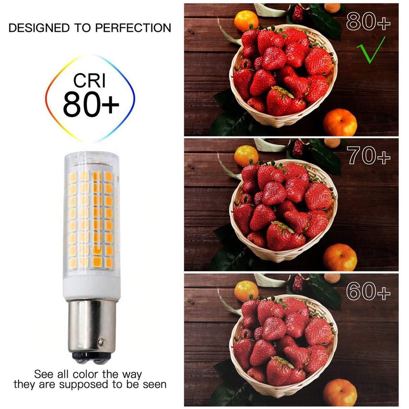 Edearkar 10W BA15D LED Light Bulb (100W Halogen Equivalent), Warm