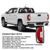 TUSDAR Tail Light Assembly For 2015-2022 GMC Canyon Outer Rear