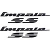 2X Impala Ss Rear Quarter Panel Emblems Car Letter Badge