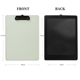 4 PCS Magnet Clipboard with Pen, 9x12.5 Inch A4 Letter Size, Plastic Waterproof Multifunction Board for Nurse, Teacher, Kids, Office