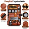 9-in-1 Golf Accessories Kit for Course Organization – Waterproof Brown